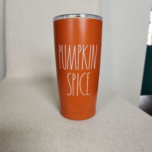 Rae Dunn Pumpkin Spice Orange Tumbler
